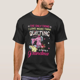 Quiltning Sy Kvällsduk Mormor För Quiltare T Shirt