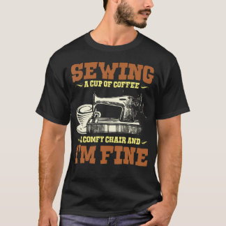 Quiltning Symaskin Syende T Shirt