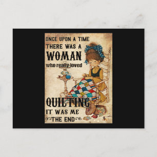 Quiltningsgåvor Det Var Jag Som Quiltade Det Var Vykort