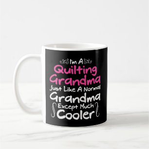 Quilts Quilting Grandma Yarn Hobby Quilter Kaffemugg