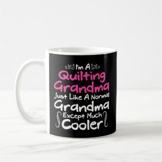 Quilts Quilting Grandma Yarn Hobby Quilter Kaffemugg