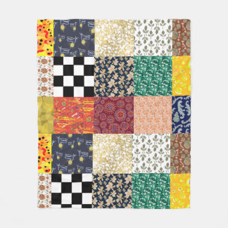 Quiltstil Fleecefilt