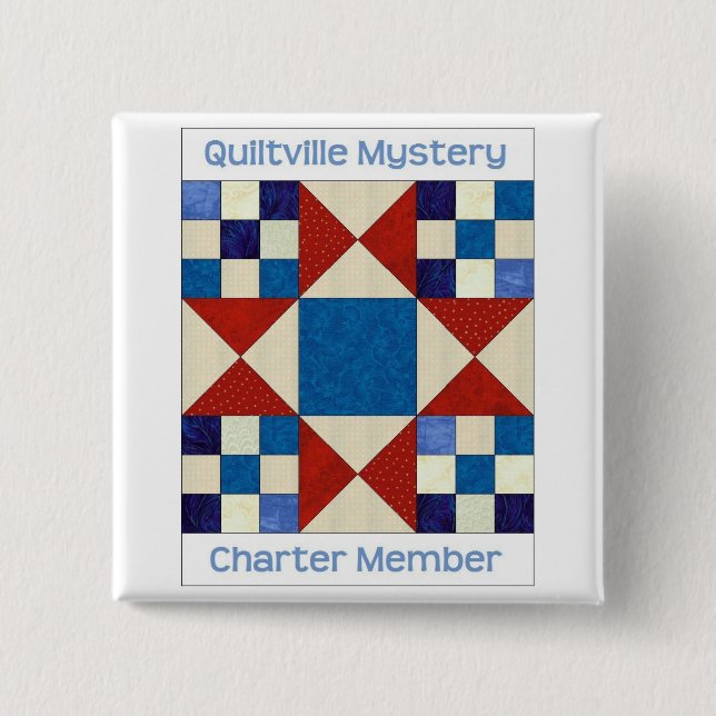 Quiltville gåta Square knäppas Knapp (Framsida)
