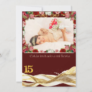 Quince anosInvitation Inbjudningar