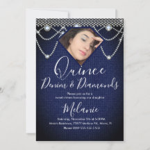 Quince Denim Diamanter Ädelsten Pärlor Foto 