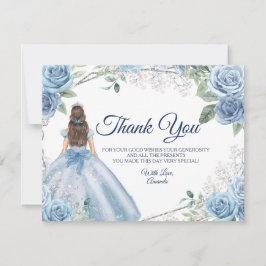 Quinceañera 15 Anos Dusty Blue - tackkort Tack Kort