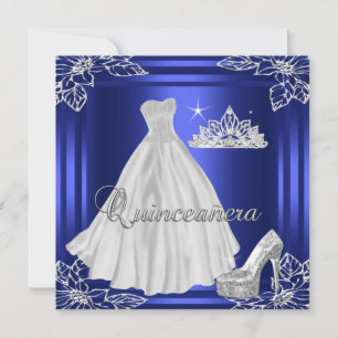 Quinceanera 15-års elegant födelsedagsfest inbjudningar