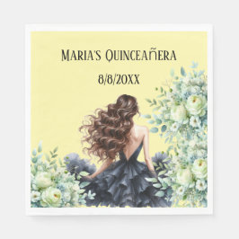 Quinceañera, 15-årsfirande pappersservett