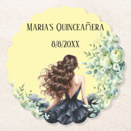Quinceañera, 15-årsfirande underlägg papper