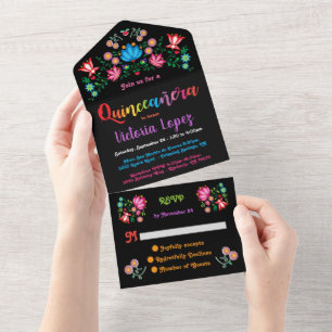 Quinceanera 15:e Blommigtens Födelsedagsfest