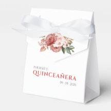 Quinceanera 15:e födelsedag Rosa Blommigt Botanisk