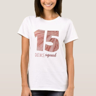 Quinceanera 15:e födelsedagen t shirt
