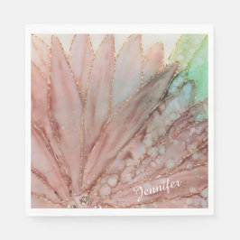 Quinceanera 15:e Födelsedagsfesten Pappersservett