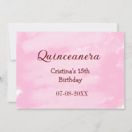 Quinceanera anos 15-årsdag, lägg till namn struktu julkort