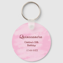 Quinceanera anos 15-årsdag, lägg till namn struktu nyckelring