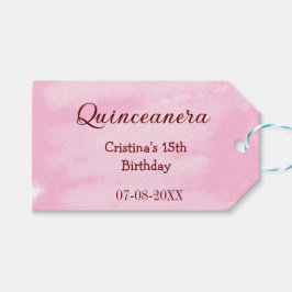 Quinceanera anos 15-årsdag, lägg till namn struktu presentetikett
