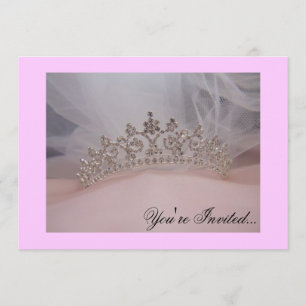 Quinceanera-/B-dag inbjudan