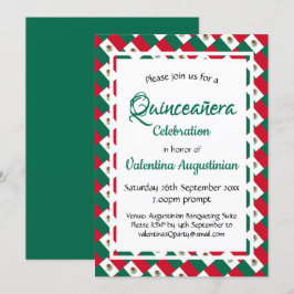 Quinceañera Birthday MEXICO Personlig Inbjudningar