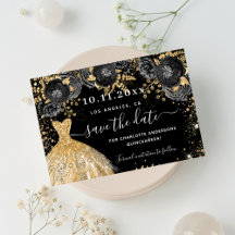 Quinceanera black guld dress blommigts glamous