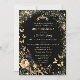 Quinceañera-citat på spanska inbjudningar