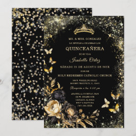 Quinceañera-citat på spanska inbjudningar