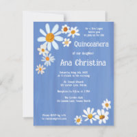 Quinceañera Daisy Bouquet Handmålat Anpassningsbar