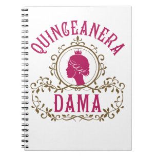 Quinceanera Dama Anteckningsbok