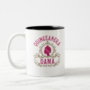 Quinceanera Dama Två-Tonad Mugg