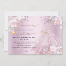 Quinceanera Dusty Ro Glitter Gown Sweet Peas