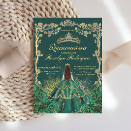Quinceanera Emerald Beauty och best Quinceanera Inbjudningar
