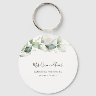 Quinceanera Eucalyptus Nyckelring