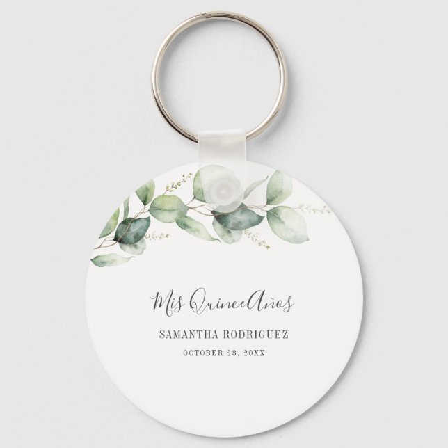 Quinceanera Eucalyptus Nyckelring (Framsida)