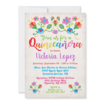 Quinceañera Fiesta Födelsedagsfest med broidery