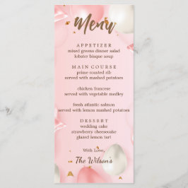 Quinceañera Firande Editable Meny