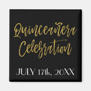 Quinceanera Firande Spara datum magneter