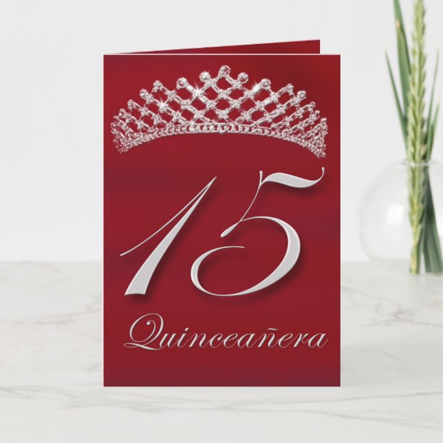 Quinceañera för den 15th födelsedagen inbjudan (Framsida)