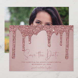 Quinceanera för drivrutiner för ro Guld Spara datu Datumet