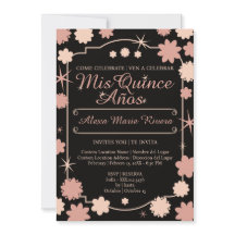 Quinceanera Foto Blommig Guld Silver Ros Glam