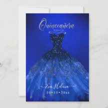 Quinceañera, Gnistra Gown, Electric Blue