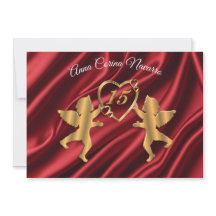 Quinceanera Guld cupids för 15-årsdagen