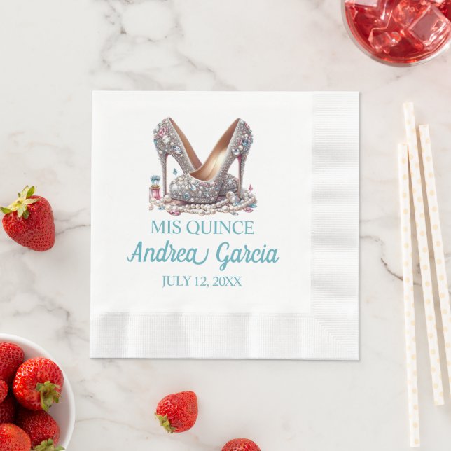 Quinceanera-Högklackar Pappersservett (Insitu)