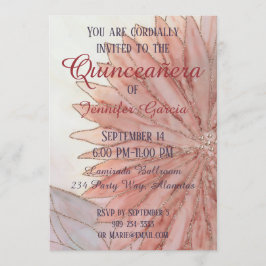 Quinceanera-inbjudan 15:e Födelsedagsfesten Inbjudningar