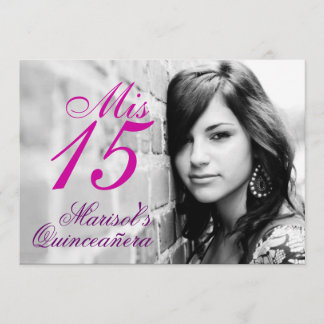 Quinceañera-inbjudan Inbjudningar
