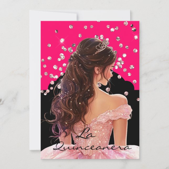 Quinceañera-inbjudan Inbjudningar (Framsida)