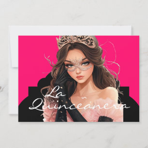 Quinceanera-inbjudan Inbjudningar