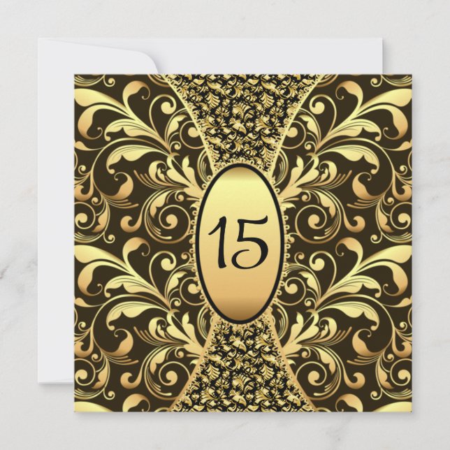 Quinceanera-inbjudan Inbjudningar (Framsida)