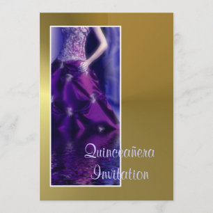 Quinceañera Inbjudan Quinceanera