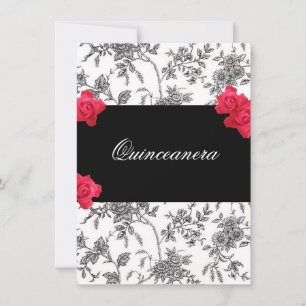 Quinceanera-inbjudan / Sweet 15 Inbjudningar