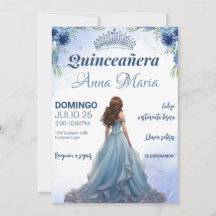 Quinceañera-inbjudan till min quince años