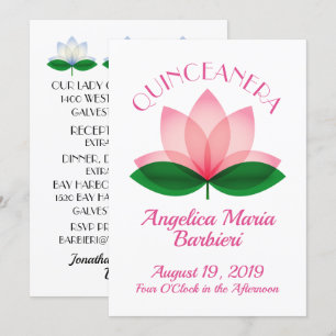 Quinceanera Inbjudningar